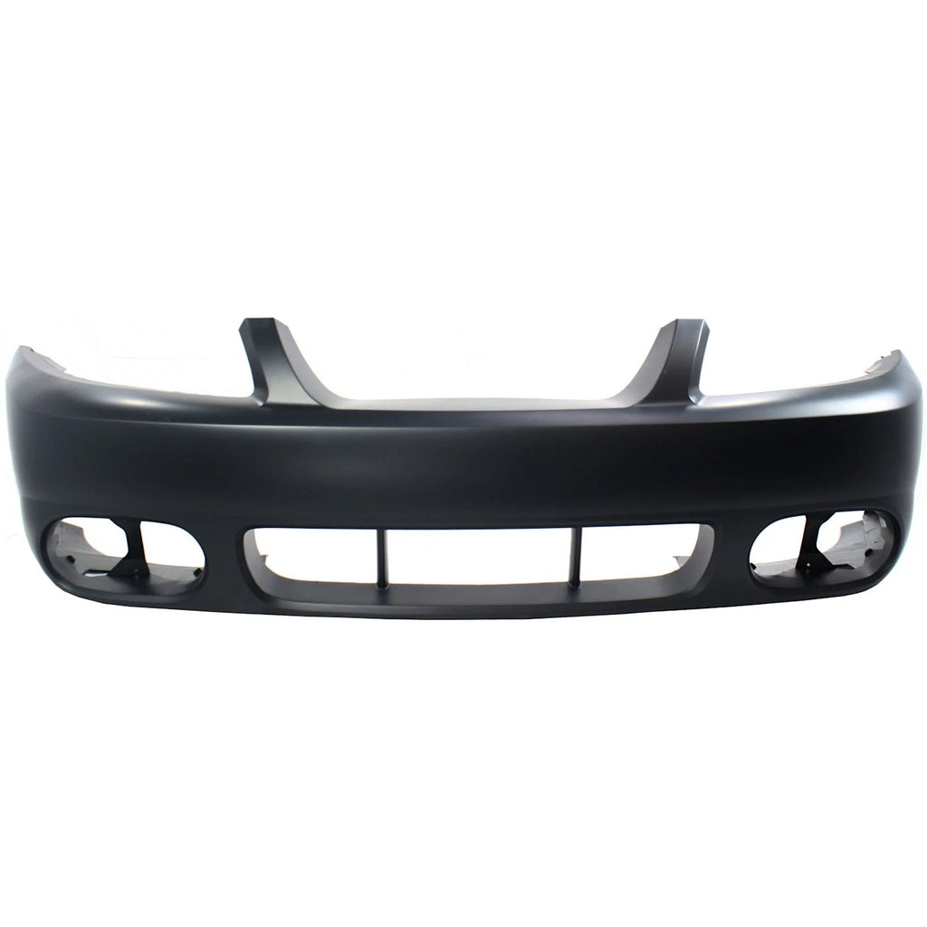2003–2004 Ford Mustang Cobra Front Bumper Cover Primed w/ Fog Light Holes | OEM Fit
