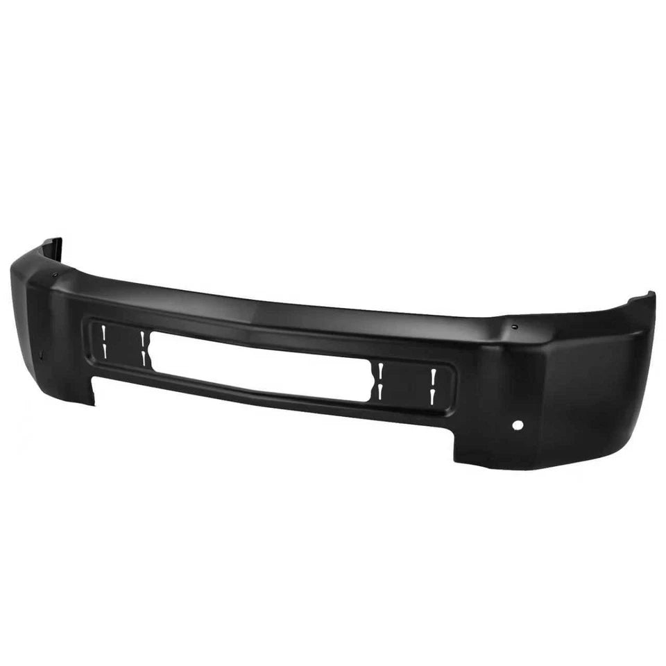2015–2019 Chevrolet Silverado 2500HD/3500HD Front Bumper Black Steel w/ Sensor Hole | OEM Fit