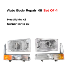 Load image into Gallery viewer, 1999-2004 Ford F-250 Super Duty Front Headlight Kit with Corner Lights | OEM Fit