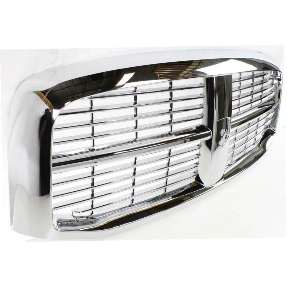2006–2009 Dodge Ram 1500/2500/3500 Pickup Truck Grille Grill Assembly Chrome | OEM Fit
