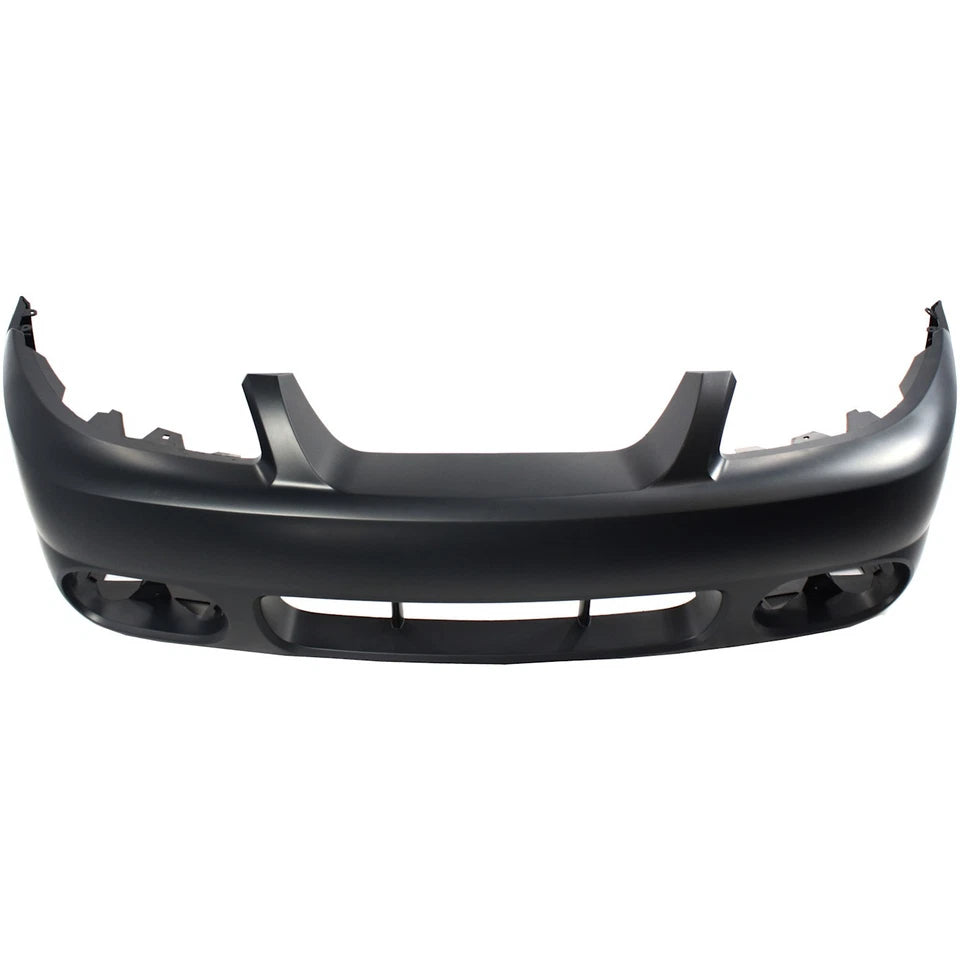 2003–2004 Ford Mustang Cobra Front Bumper Cover Primed w/ Fog Light Holes | OEM Fit