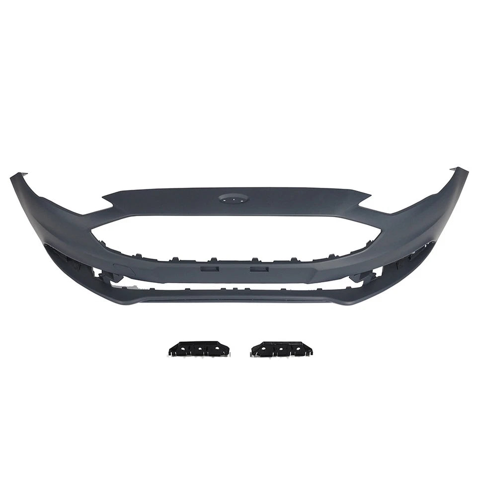 2017-2018 Ford Fusion | Front Bumper Cover Grille Assembly Kit Set w/ Fog Light | OEM Fit