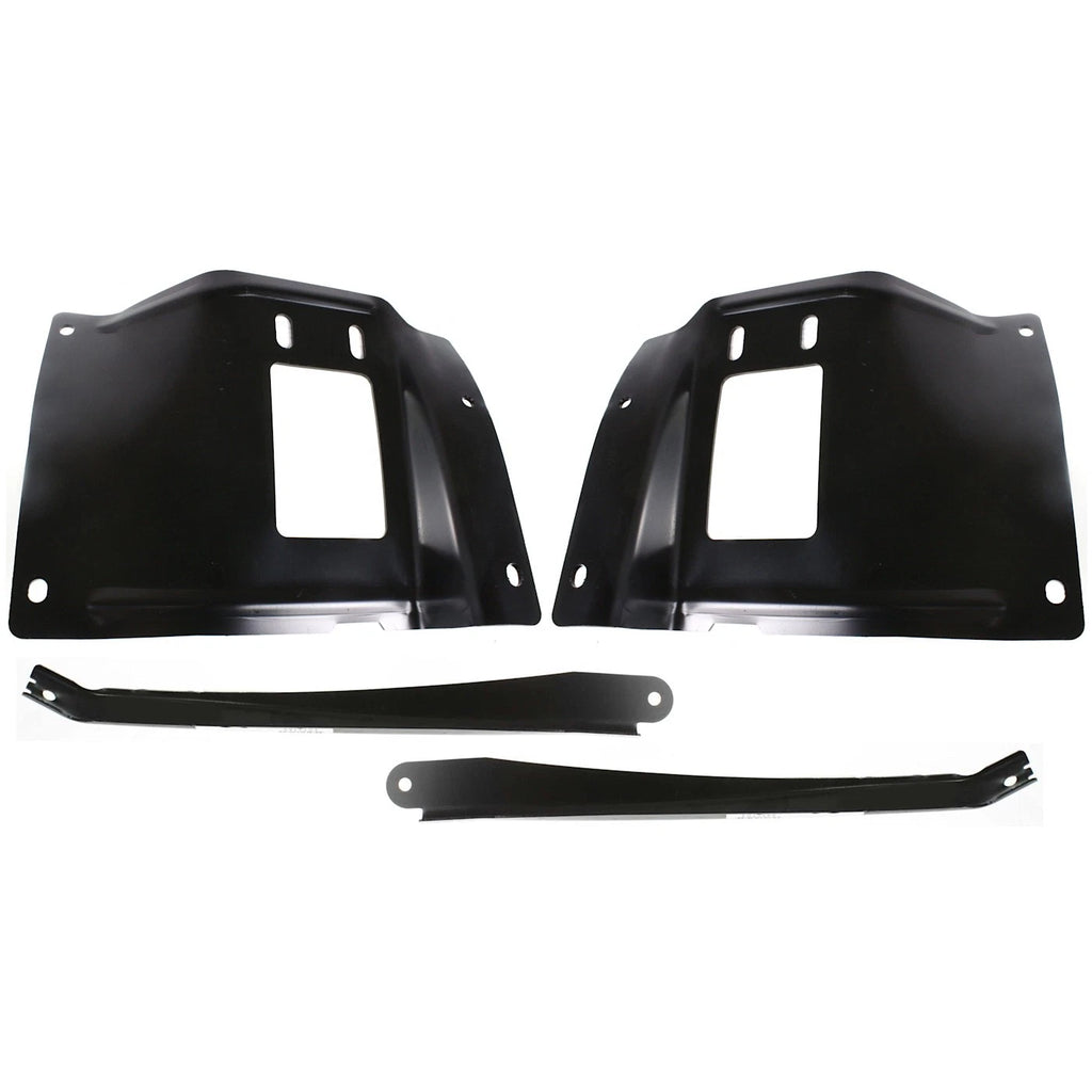 2005–2007 Ford F-250 Super Duty Front Driver Side Bumper Bracket Set of 4 | OEM Fit