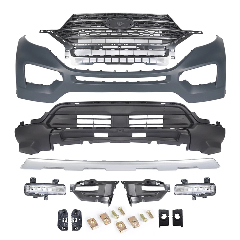2020-2023 Ford Explorer Front Bumper Cover Grill Assembly Kit