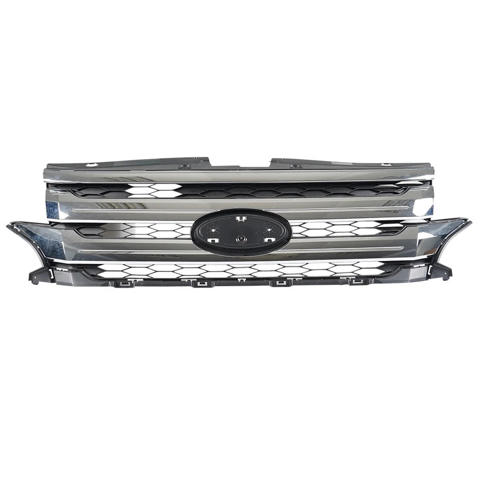 2011-2014 Ford Edge | Front Bumper Cover Grille Assembly Kit | OEM Fit