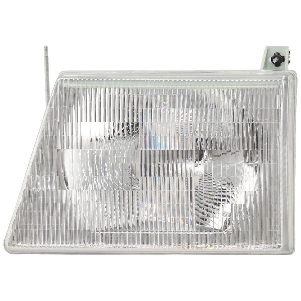 Headlights For 1999-2007 Ford E-350 Super Duty Driver & Passenger Side Halogen w/ Bulbs (Pair, Set of 2)