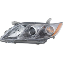 Load image into Gallery viewer, 2007–2009 Toyota Camry Crystal Black JDM Amber Projector Headlight Set Pair | OEM Fit