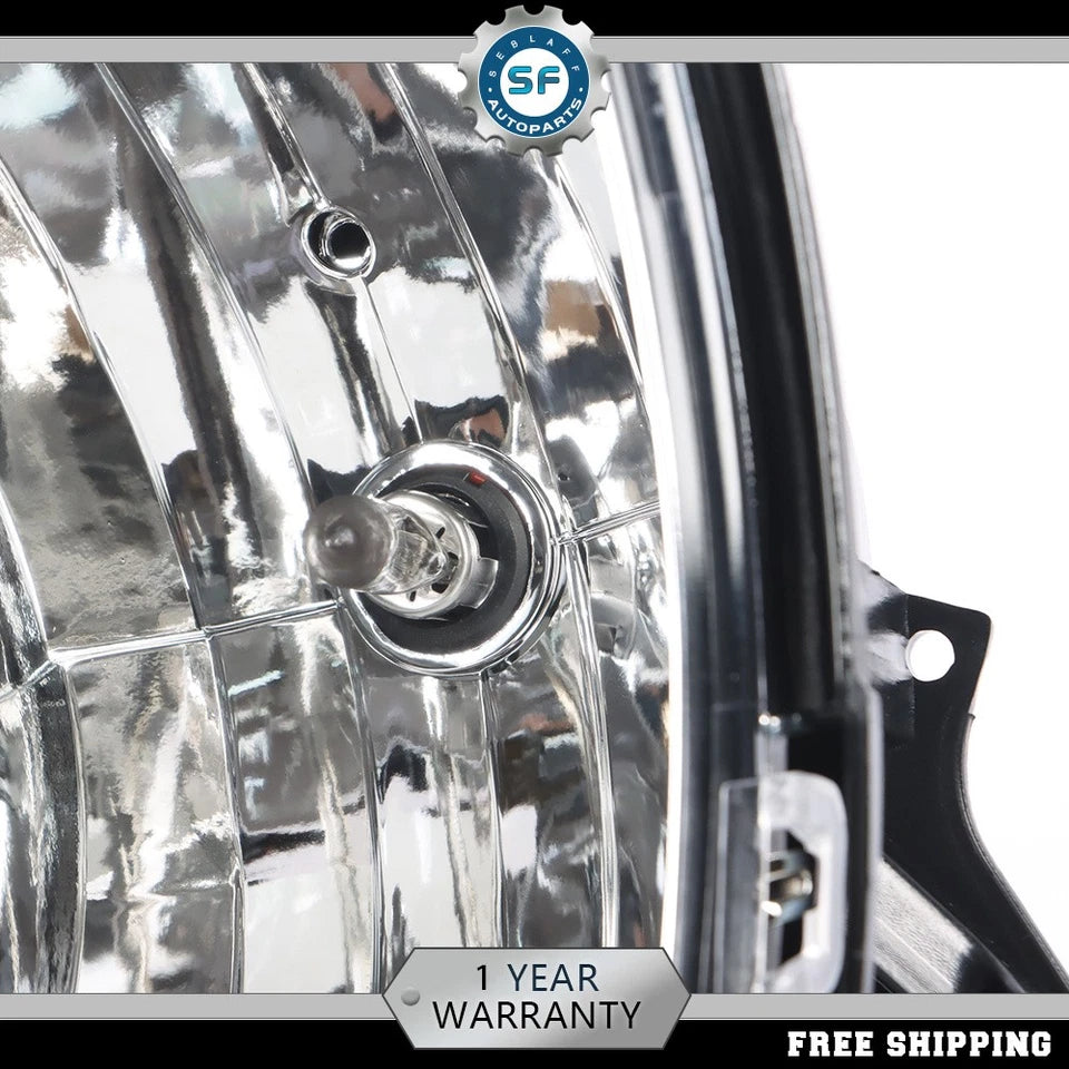 2013–2018 Dodge Ram 1500 LH & RH Clear Bumper Fog Light Lamps w/ Bulbs | OEM Fit
