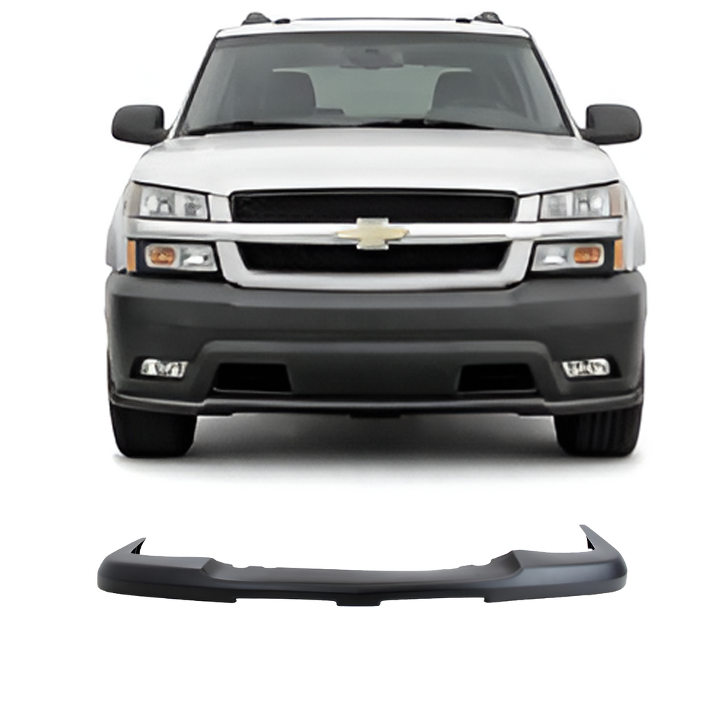 2003–2006 Chevrolet Avalanche 1500/2500 Front Upper Bumper Cover — Textured | OEM Fit