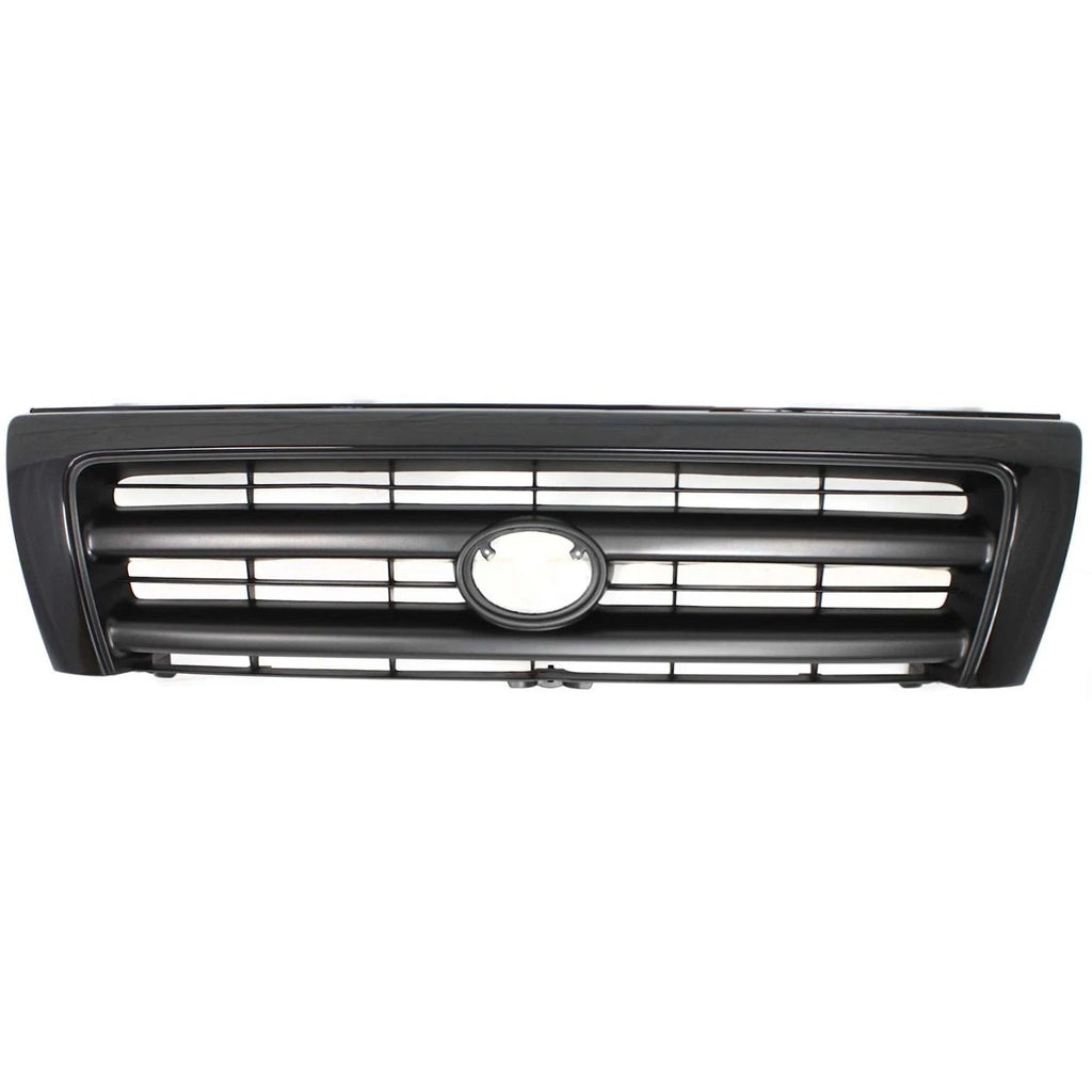 1997–2000 Toyota Tacoma Front Grille Assembly  Chrome Shell with Black Insert Plastic | OEM Fit