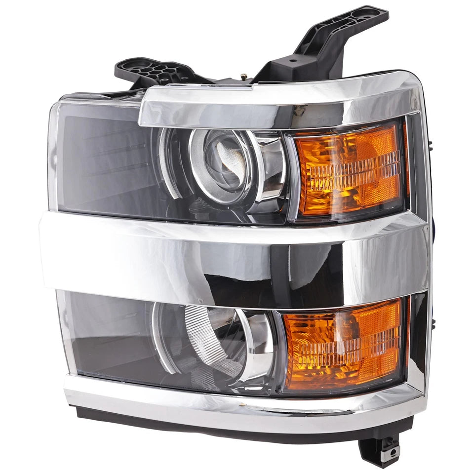 2015–2019 Chevrolet Silverado 3500 HD Headlight Set Left and Right Side w/ Bulb(s) | OEM Fit