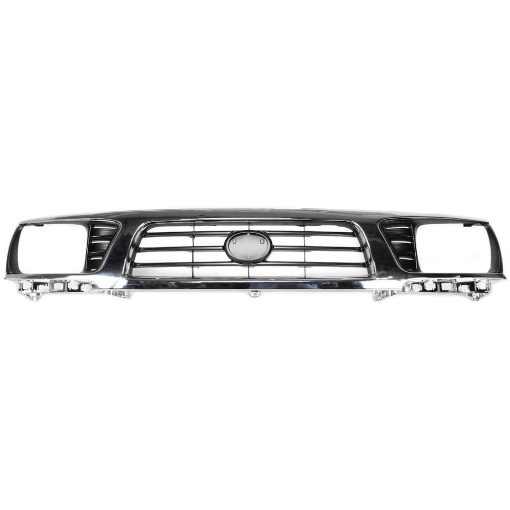 1995–1997 Toyota Tacoma  Front Grille  Chrome with Painted Black  | OEM Fit