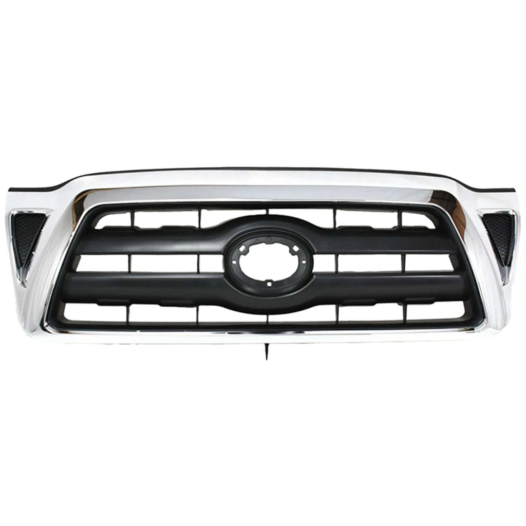 2005–2008 Toyota Tacoma Chrome Grille Shell W/ Black Insert | OEM Fit