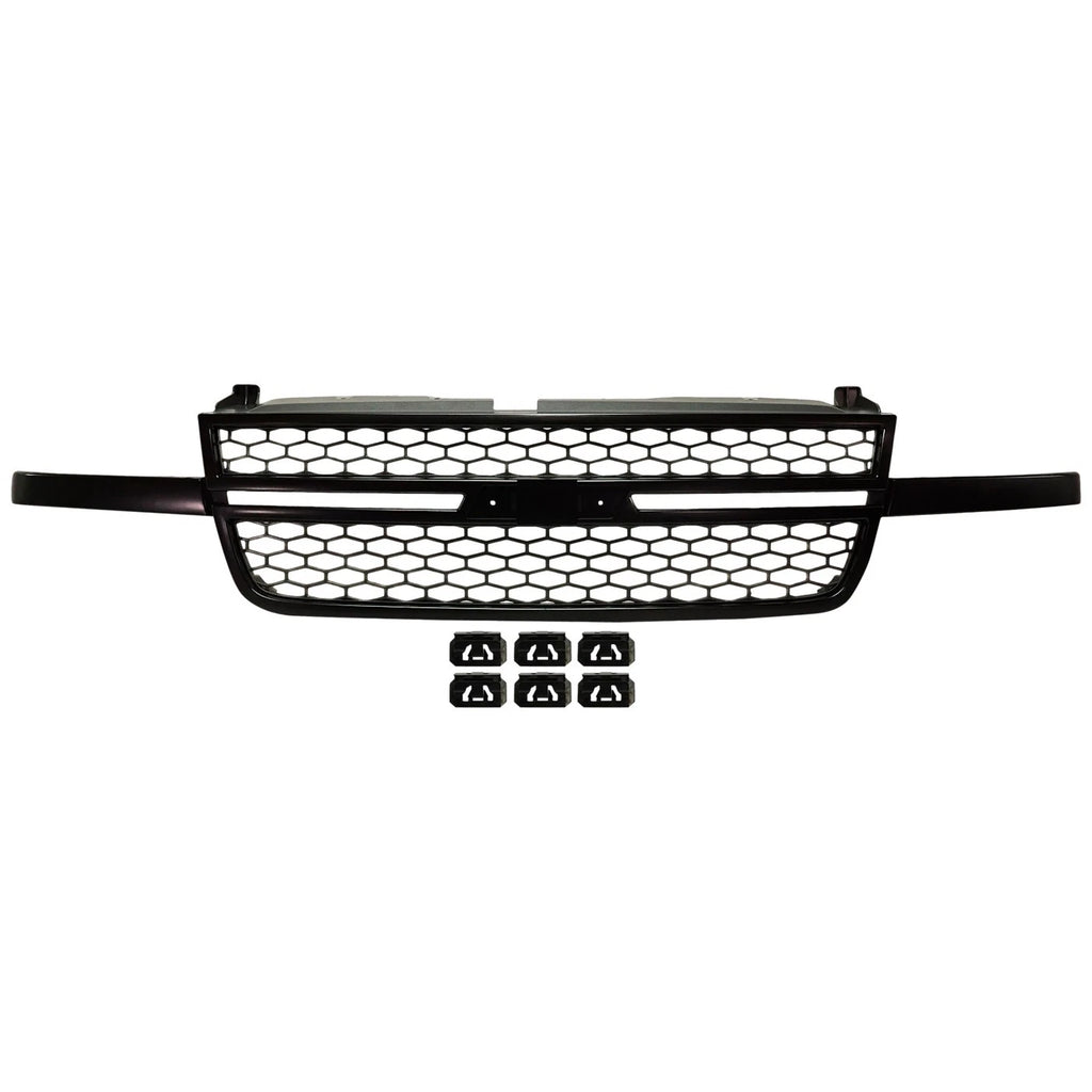 2003–2007 Chevrolet Silverado 1500 Grille Assembly — Black  | OEM Fit