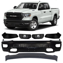 Load image into Gallery viewer, Front Bumper Face Bar Primed &amp; Valance Textured Kit For 2019-2024 Ram 1500