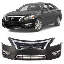 Load image into Gallery viewer, Front Bumper Cover Primed &amp; Fog Lights Assembly Kit For 2013-2015 Nissan Altima