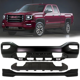 2016-2018 GMC Sierra 1500 Front Bumper Paintable & Valance Textured Kit | OEM Fit