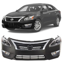 Load image into Gallery viewer, Front Bumper Cover Primed &amp; Headlight Assembly Kit For 2013-2015 Nissan Altima