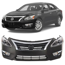 Load image into Gallery viewer, Front Bumper Cover Primed &amp; Headlight Assembly Kit For 2013-2015 Nissan Altima Sedan