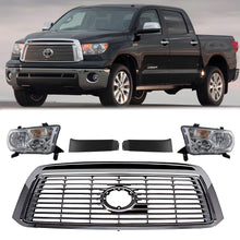 Load image into Gallery viewer, Front Grille Assembly Chrome &amp; Headlights Assembly For 2010-2013 Toyota Tundra