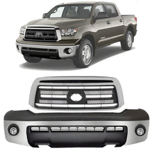 Load image into Gallery viewer, Front Bumper Chrome Steel &amp; Grille Assembly Kit For 2010-2013 Toyota Tundra