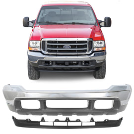 1999-2004 Ford F-250 Super Duty and 350 Front Bumper Chrome & Valance Kit | OEM Fit