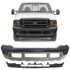 1999-2004 Ford F-250 Super Duty and 350 Front Bumper Primed & Valance Textured Kit | OEM Fit