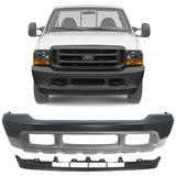 Front Bumper Primed & Valance Textured Kit For 1999-2004 Ford F-250 Super Duty and 350