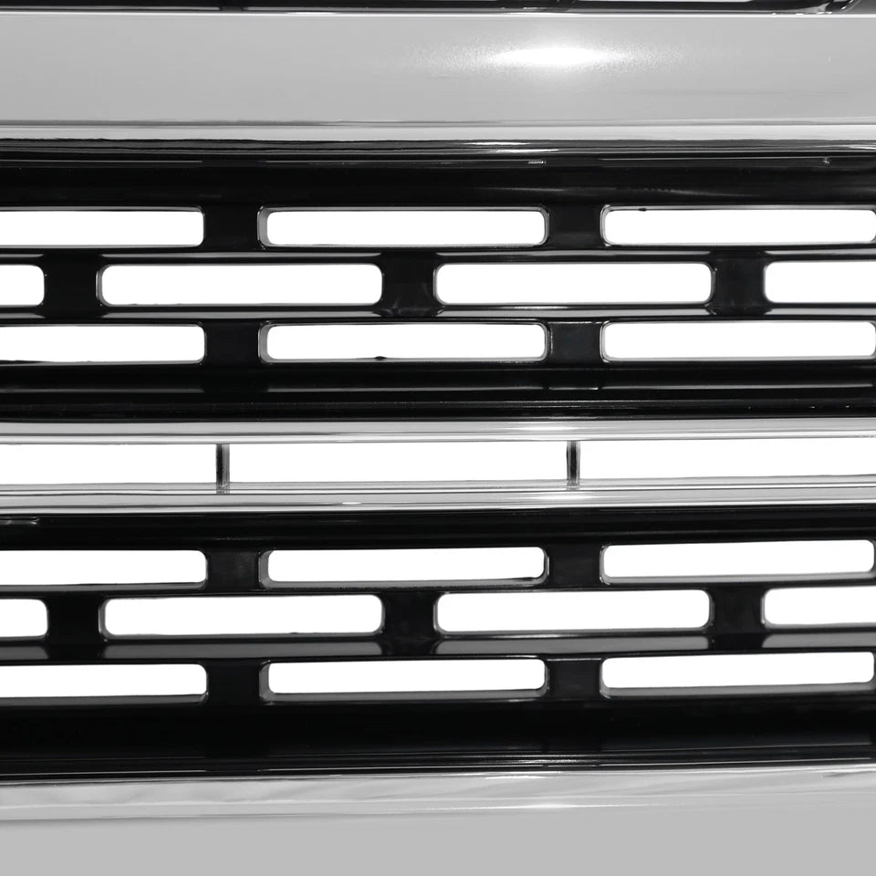 2020–2022 Ford F-250 F-350 Super Duty Chrome Front Upper Bumper Grille | OEM Fit