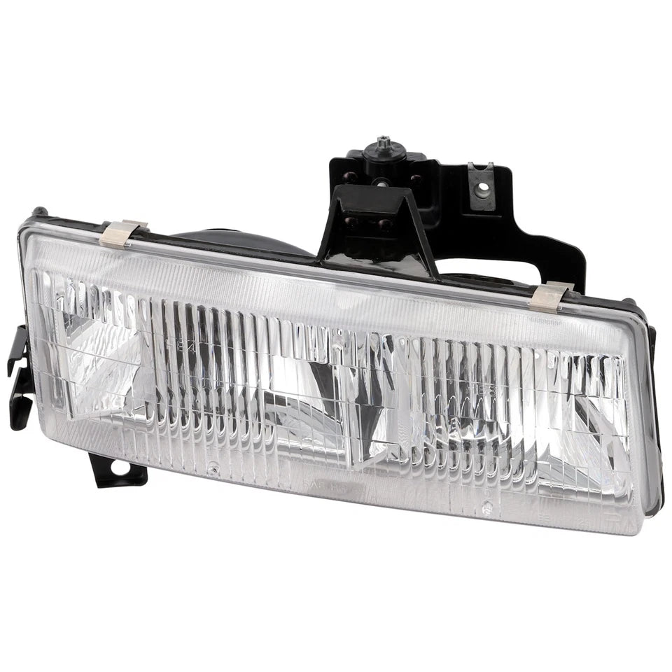 1996–2002 Chevrolet Express 3500 Halogen Headlight Set Left and Right Side w/ Bulb(s) (Pair) | OEM Fit