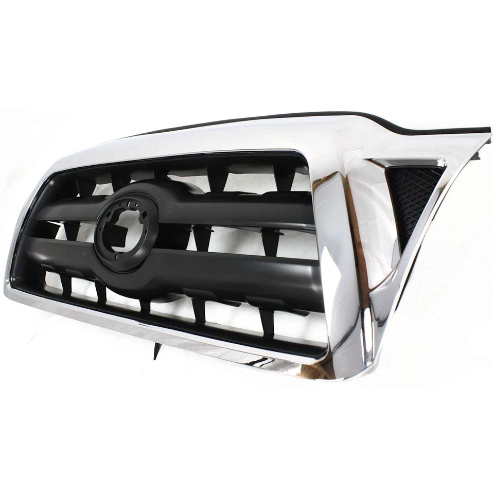 2005–2008 Toyota Tacoma Chrome Grille Shell W/ Black Insert | OEM Fit