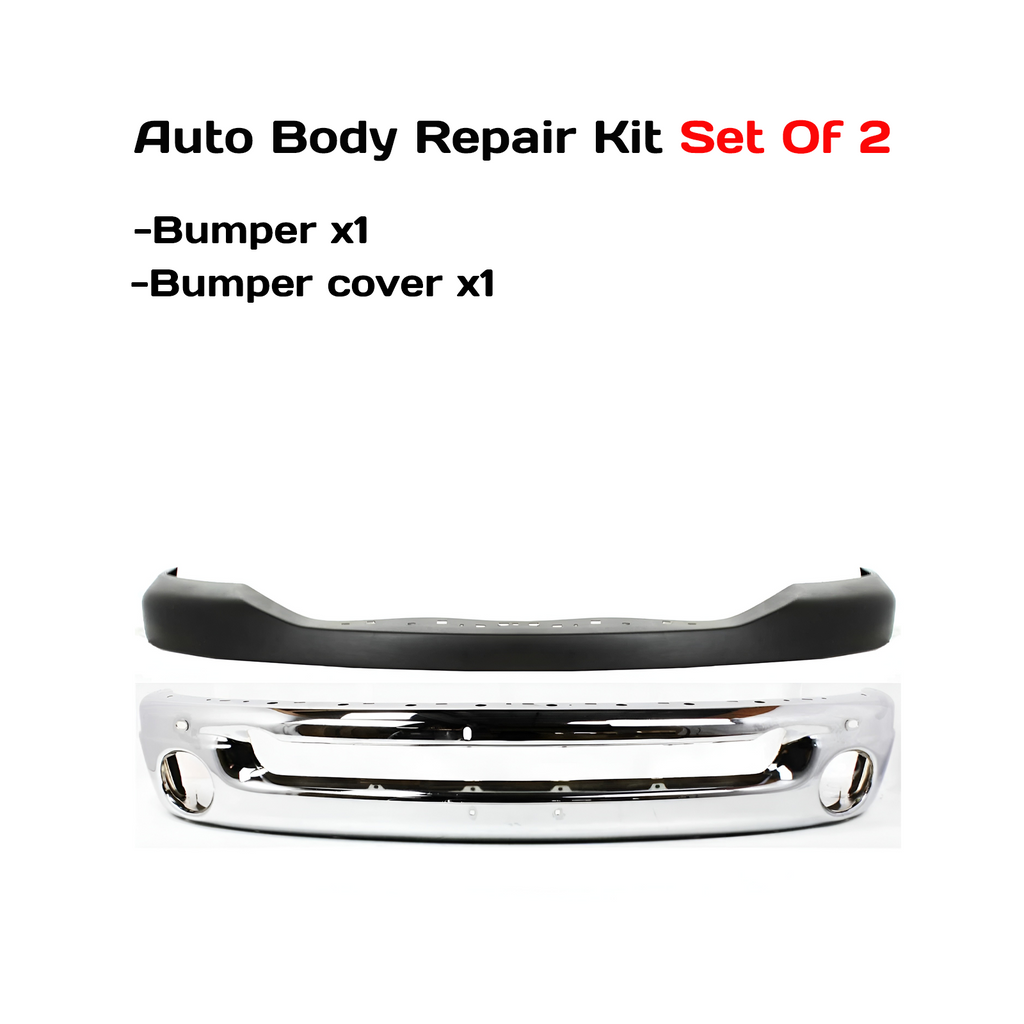 Dodge Front Bumper Cover Fascia Set of 2 55077762AA / 55077946AB | OEM Fit