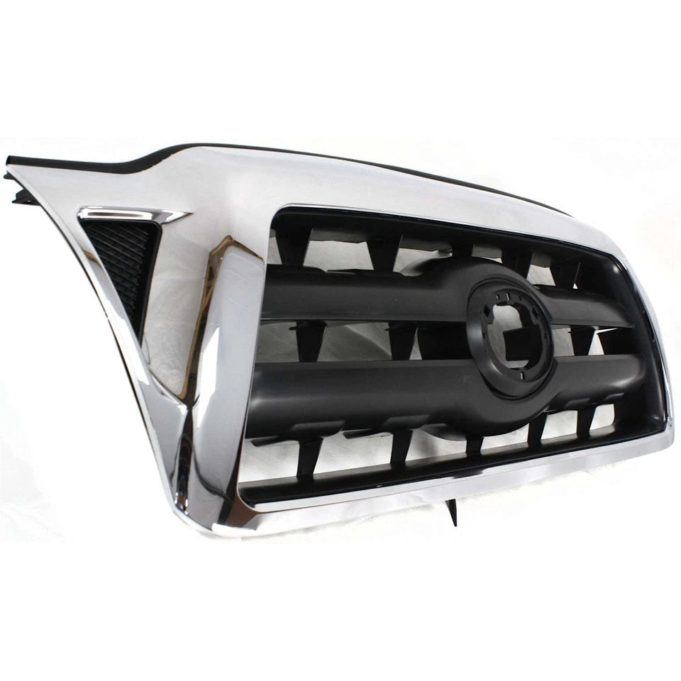 2005–2008 Toyota Tacoma Chrome Grille Shell W/ Black Insert | OEM Fit
