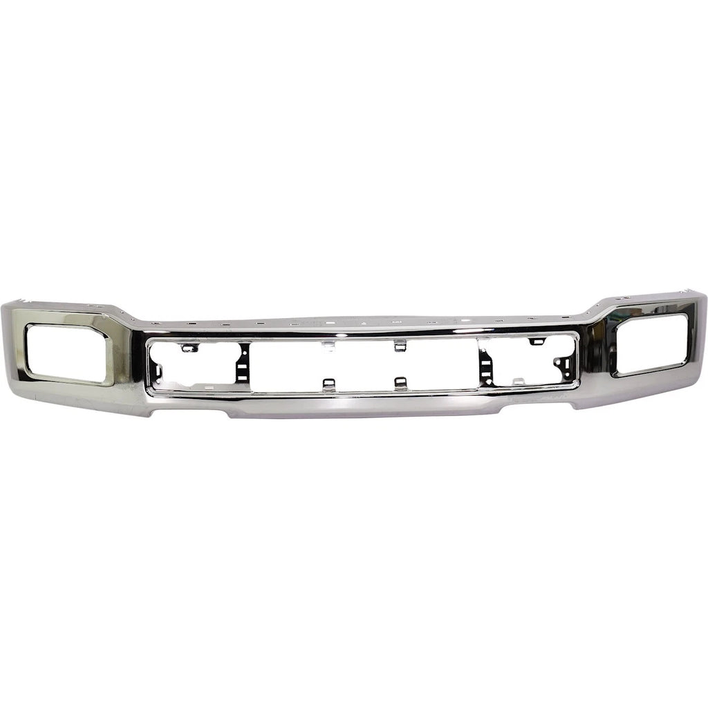 2018–2020 Ford F-150 XLT/Lariat/Platinum Front Bumper 1-Piece w/ Fog Lamps | OEM Fit