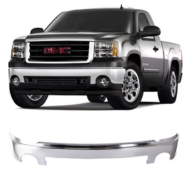 2007–2013 GMC Sierra 1500 Front Bumper Chrome | OEM Fit