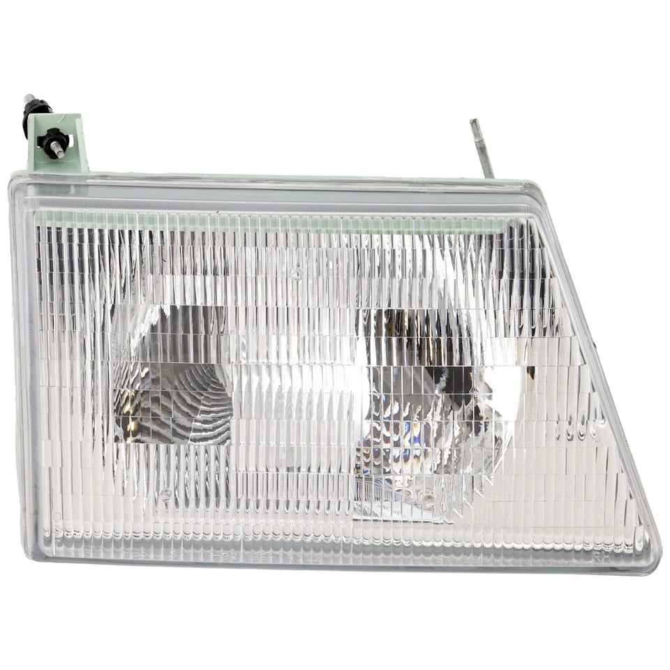 1992–1996 Ford E-350 Econoline Headlight Set Left and Right Side Halogen w/ Bulb(s) | OEM Fit