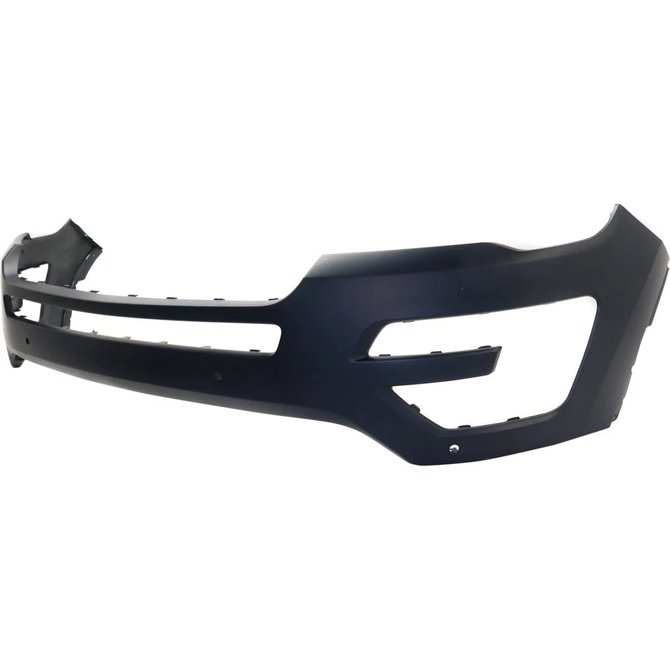 2016–2017 Ford Explorer Front Bumper Cover Primed w/ PAS & Tow Hook Holes | OEM Fit