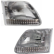 Load image into Gallery viewer, 1997–2003 Ford F-150 Headlight Set Left and Right Side Halogen w/ Bulb(s) | OEM Fit
