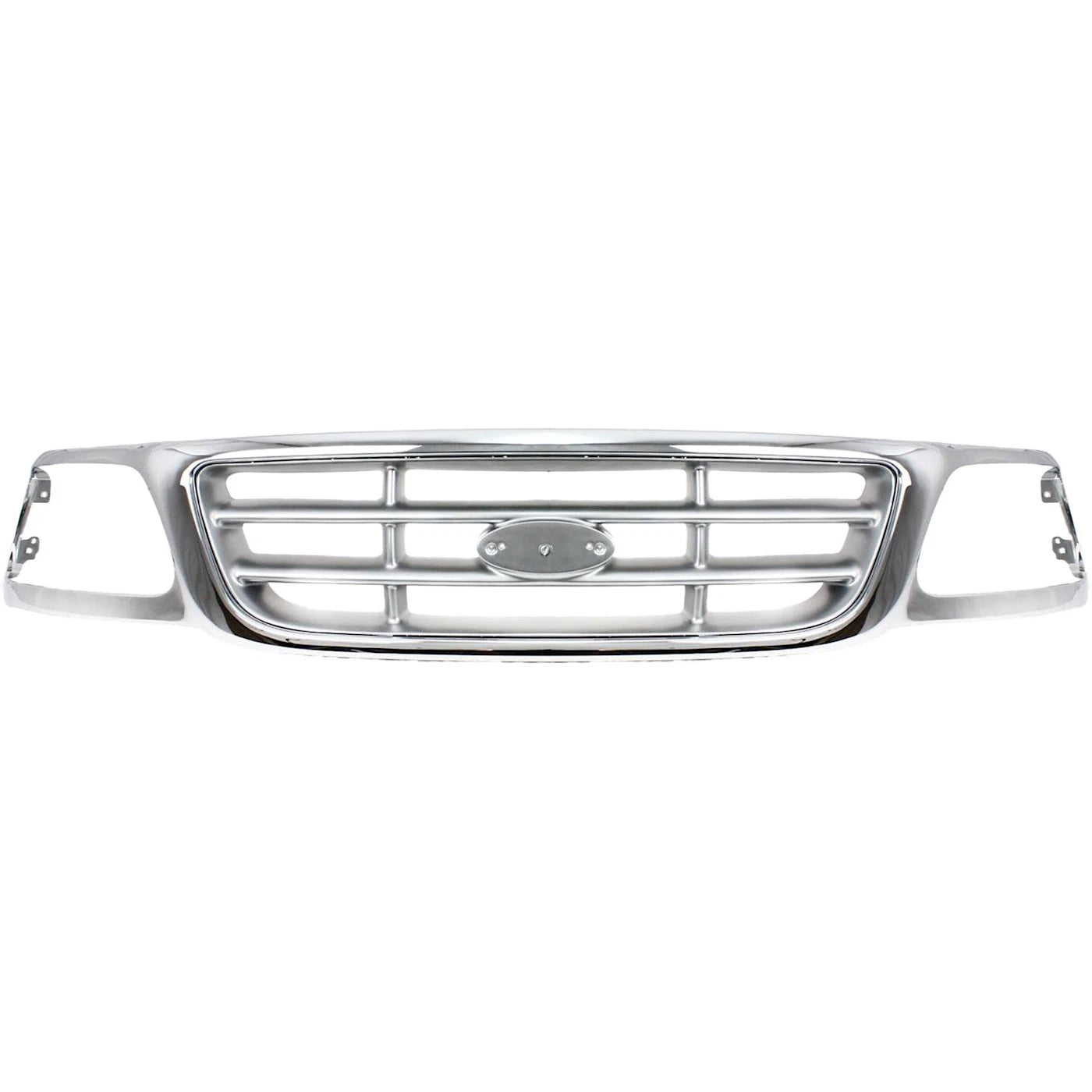 1999-2004 Ford F-150 Front Grille  Chrome Shell with Paintable | OEM Fit
