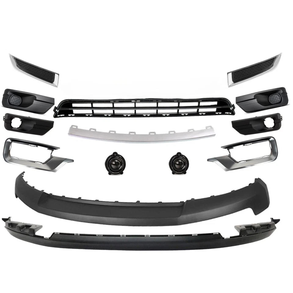 2013–2016 GMC Acadia Front Lower Bumper Cover & Grille Kit W/ Fog Lights | OEM Fit