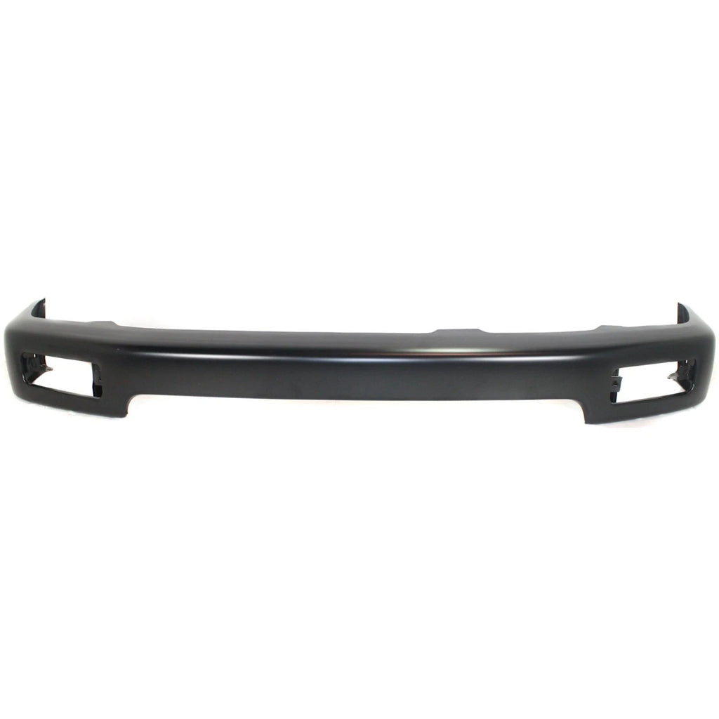 Front Bumper Face Bar For 1996-1998 Toyota 4Runner Black Steel w/ License Plate Provision (1-Piece Set)