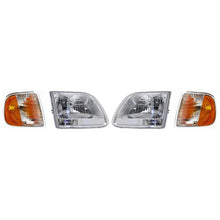 Load image into Gallery viewer, 1997–2003 Ford F-150 Headlight Kit Left &amp; Right Headlights with Corner Lights | OEM Fit