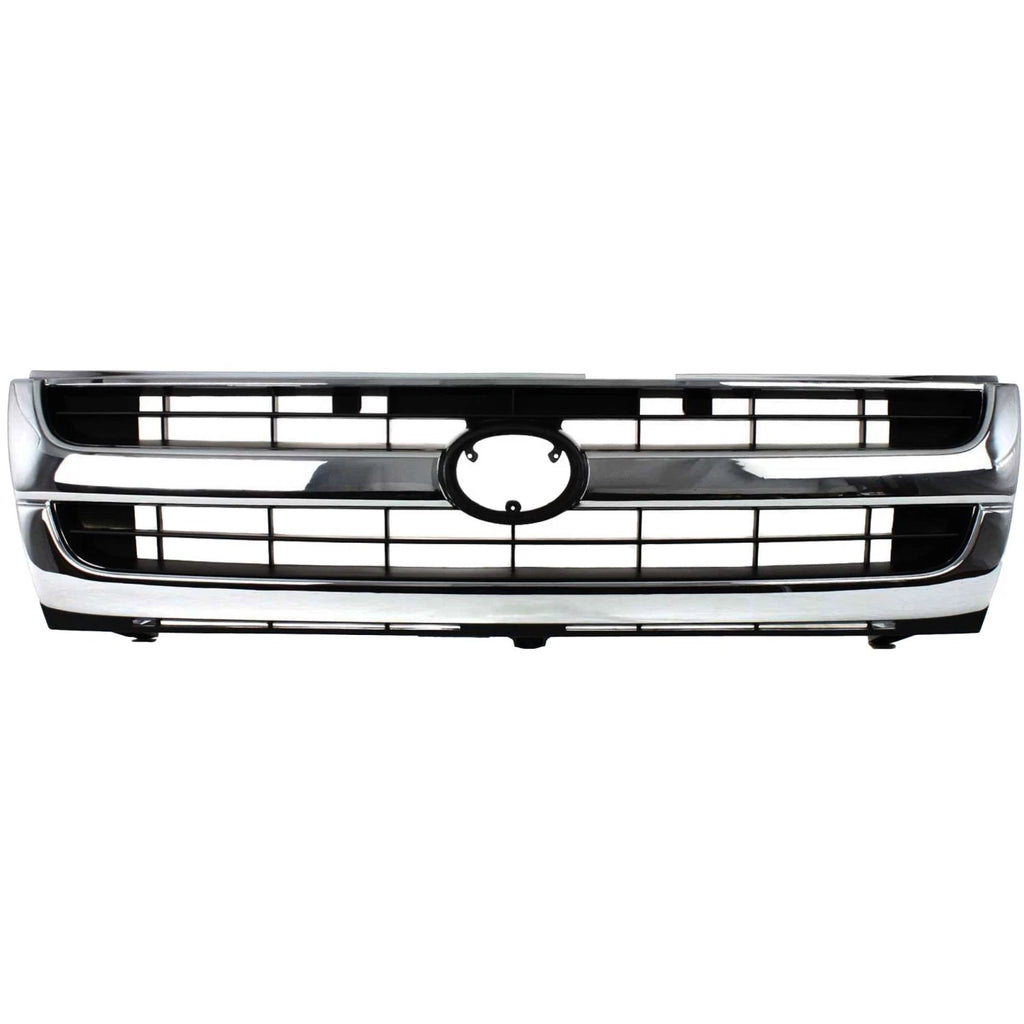 1997–2000 Toyota Tacoma Front Grille Assembly  Chrome Shell with Black Plastic | OEM Fit