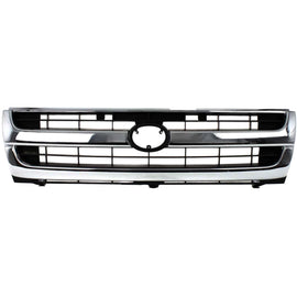 1997–2000 Toyota Tacoma Front Grille Assembly  Chrome Shell with Black Plastic | OEM Fit