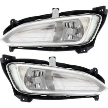 Load image into Gallery viewer, 2013–2016 Hyundai Santa Fe Sport Chrome Front Bumper Fog Lights Driving Lamps | OEM Fit