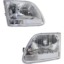 Load image into Gallery viewer, 2001–2003 Ford F-150 Headlight Set Left and Right Side Halogen w/ Bulb(s) | OEM Fit