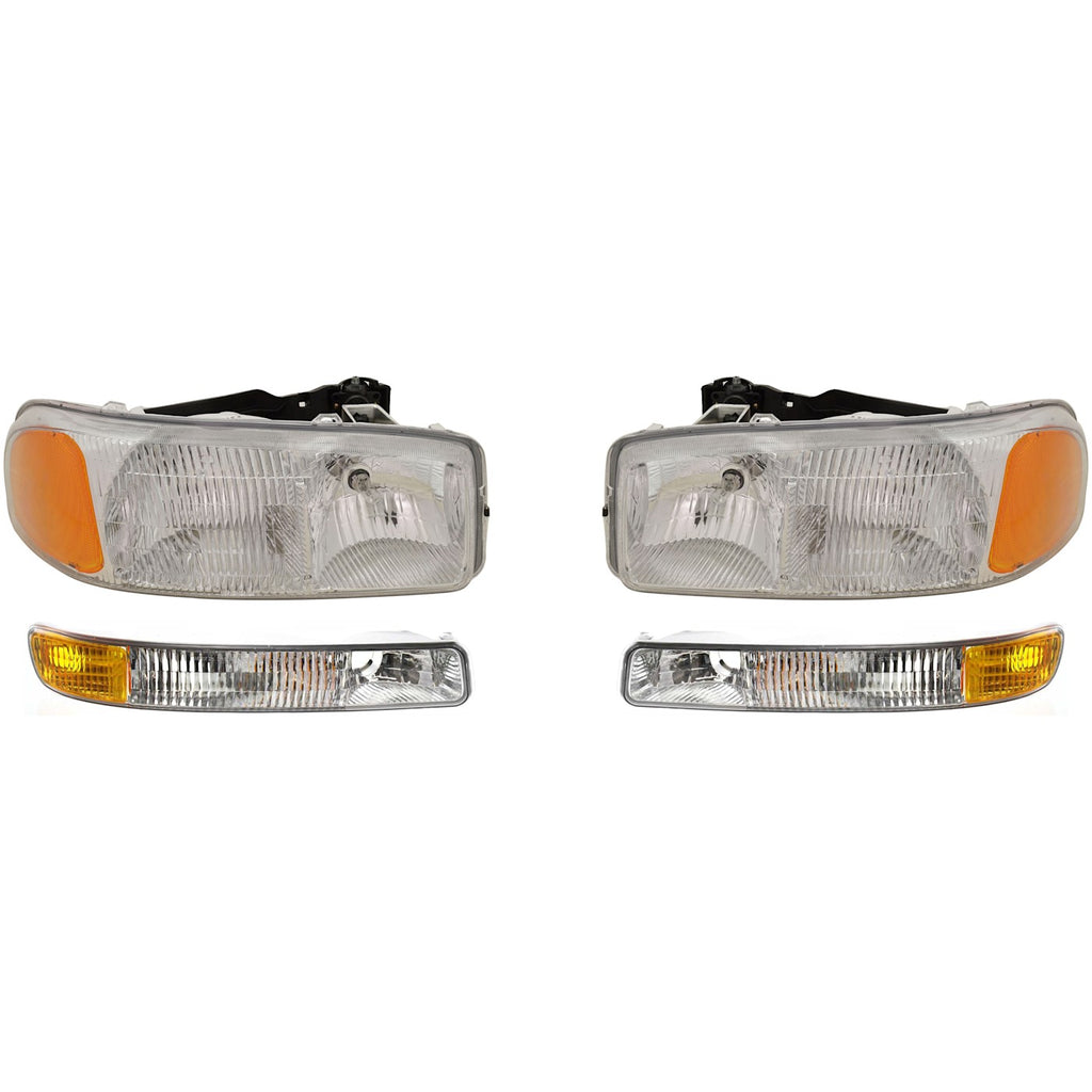 1999–2006 GMC Sierra 1500 & 2001–2006 Sierra 3500 Headlight Kit  | OEM Fit