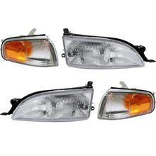 Load image into Gallery viewer, 1995–1996 Toyota Camry Headlight and Corner Lights 4-Piece Kit – OEM Fit