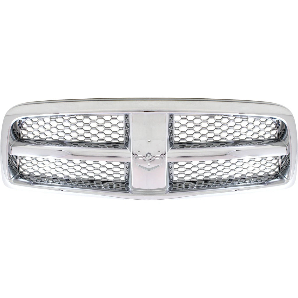 2009–2012 Dodge Ram 1500 Front Grille Chrome Plastic | OEM Fit