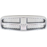 2009–2012 Dodge Ram 1500 Front Grille Chrome Plastic | OEM Fit